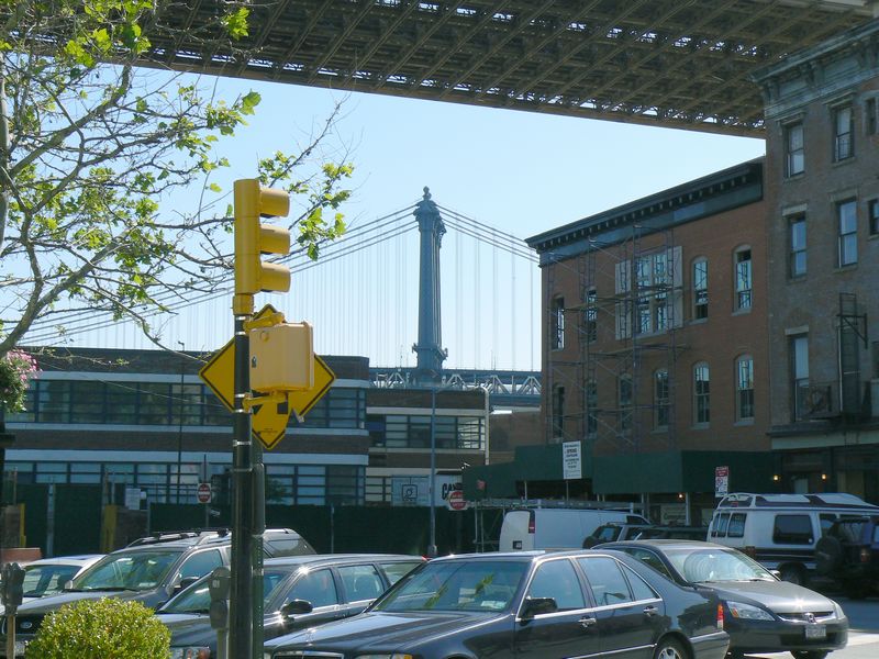 Brooklyn: The Manhattan Bridge vu de Brooklyn